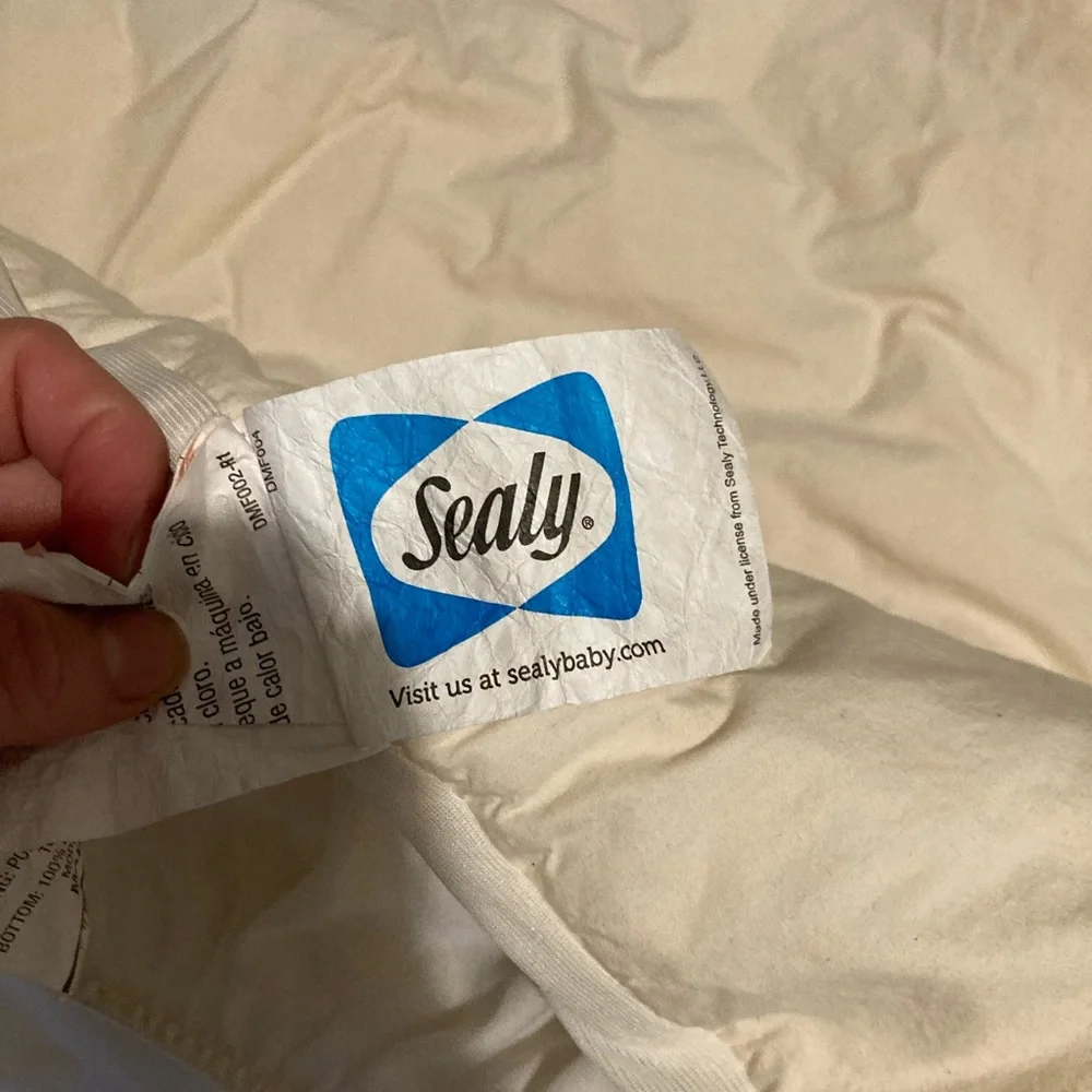 Perfectly cozy crib mattress pad